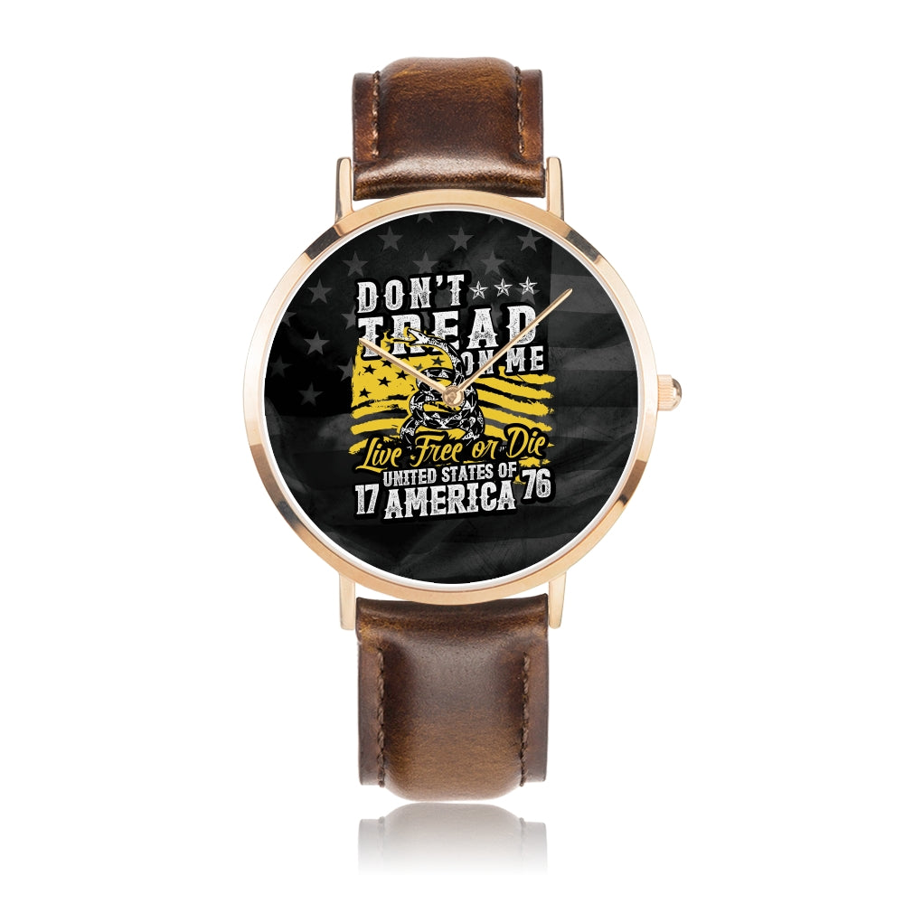 Father's Day Gift 2020, Amazing Customized Citizen Leather Band Watch Personalized Gift For Dad