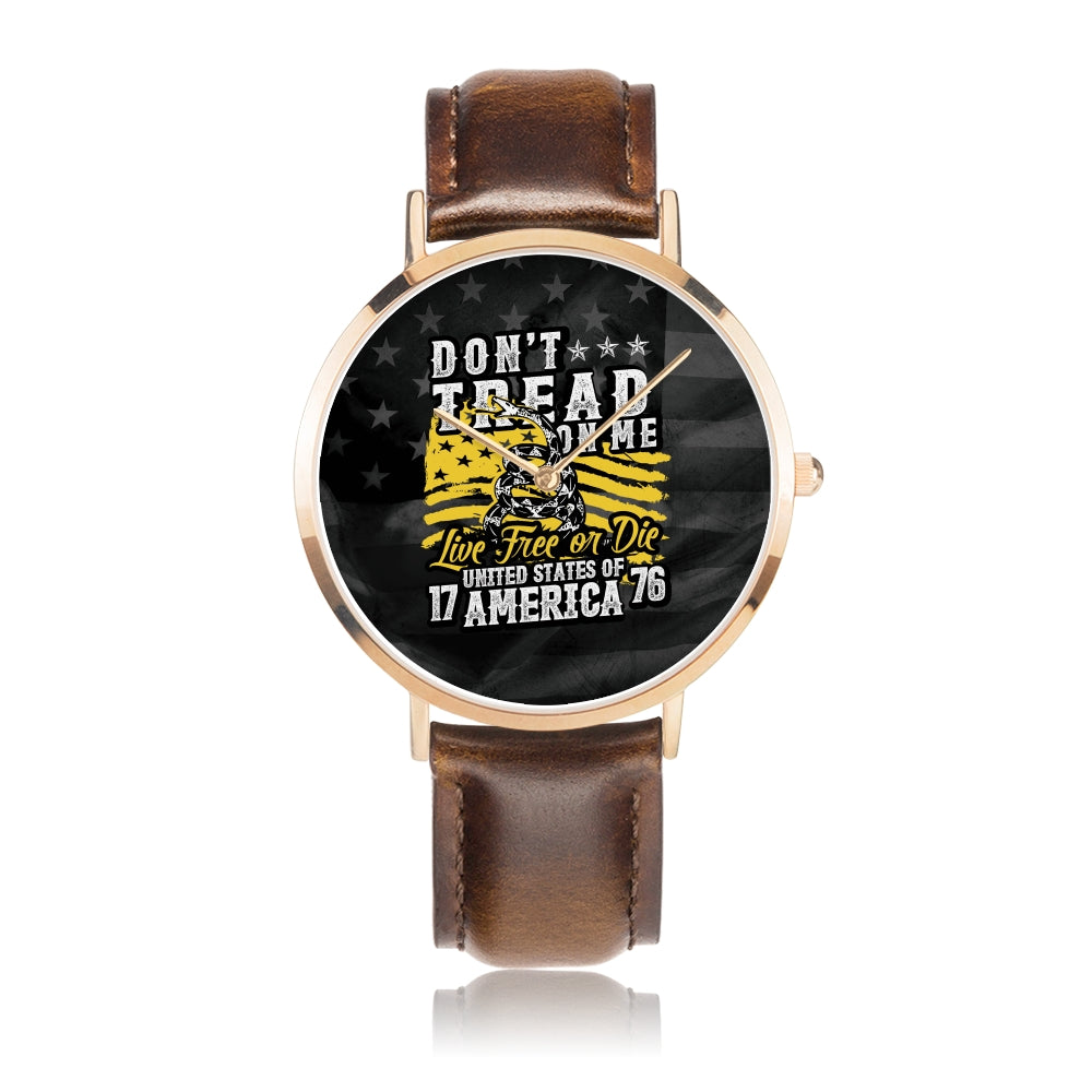 Father's Day Gift 2025, Amazing Customized Citizen Leather Band Watch Personalized Gift For Dad