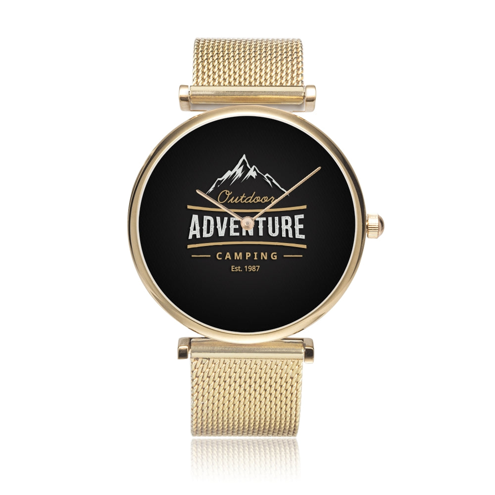 Father's day Gift 2025, Amazing Water Resistance Gold Wrist Watch Personalized Gift For Dad