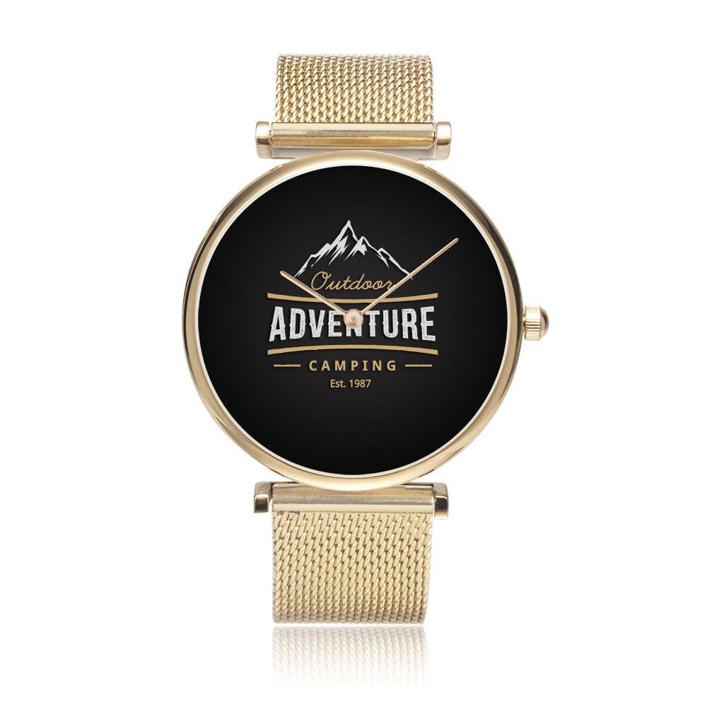 Father's day Gift 2020, Amazing Water Resistance Gold Wrist Watch Personalized Gift For Dad