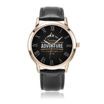 Father's day Gift 2020, Adventure Gold  Wrist Watch Personalized Gift For Dad